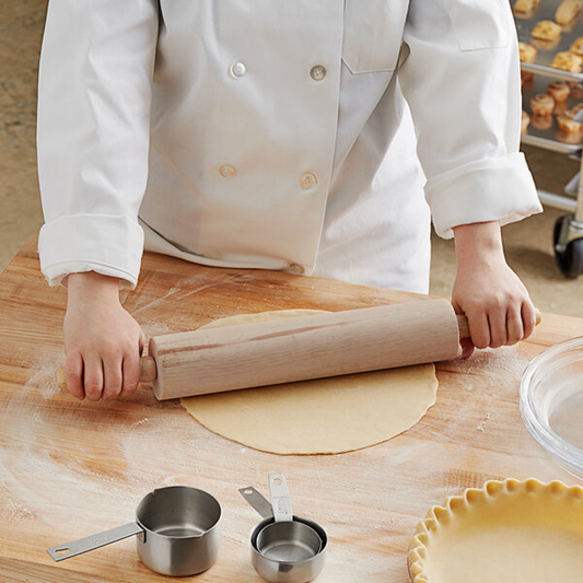 Classic Wooden Barrel Rolling Pin 330mm