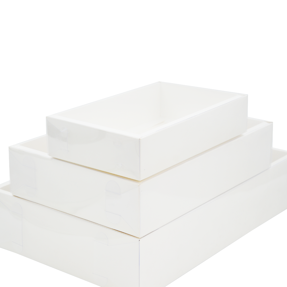 Hộp giấy dán tường hình chữ nhật trung bình H80mm