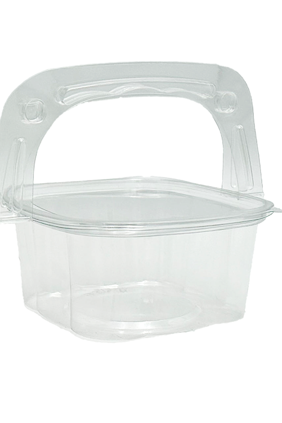 Clear PET Plastic Small Cake Container With Lid