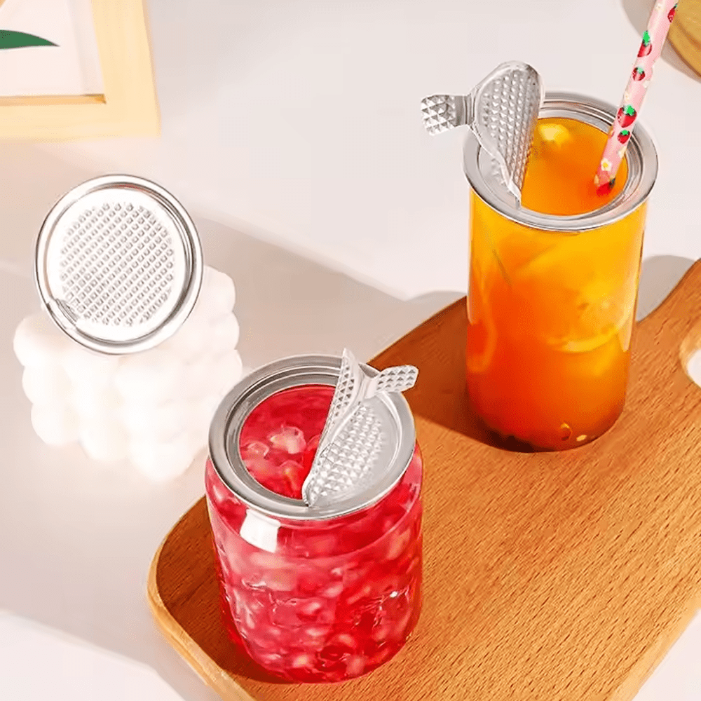 Aluminium Easy Tear Lid To Suit PET Can - 100/PKT - TEM IMPORTS™