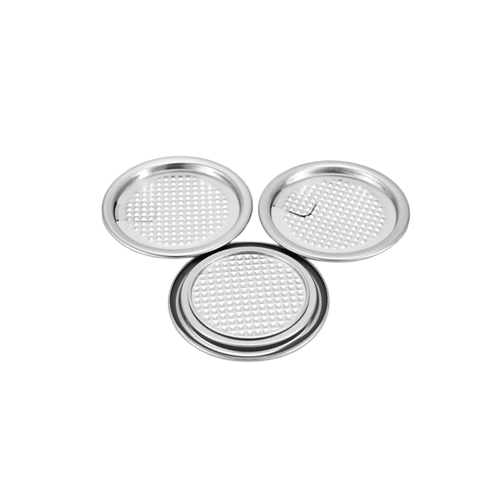 Aluminium Easy Tear Lid To Suit PET Can - 100/PKT - TEM IMPORTS™