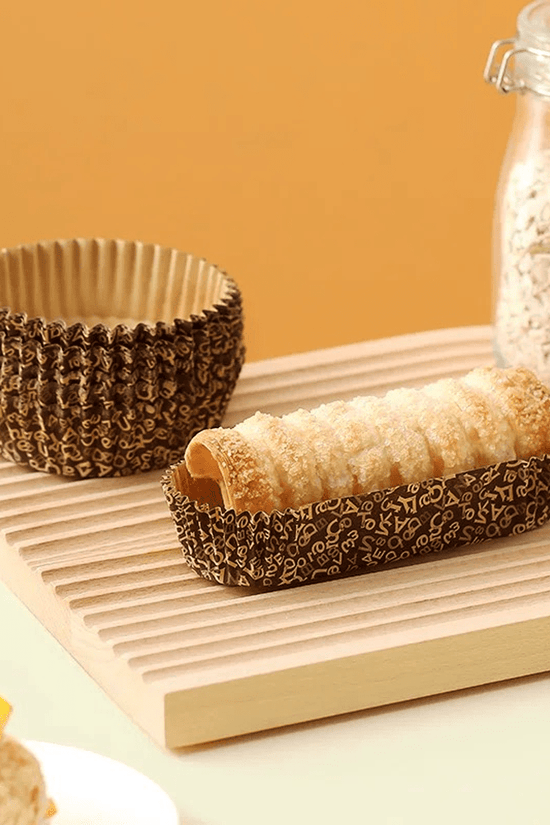 Baking Pan Muffin Boat Shape Paper Liner Cases - Pattern - TEM IMPORTS™