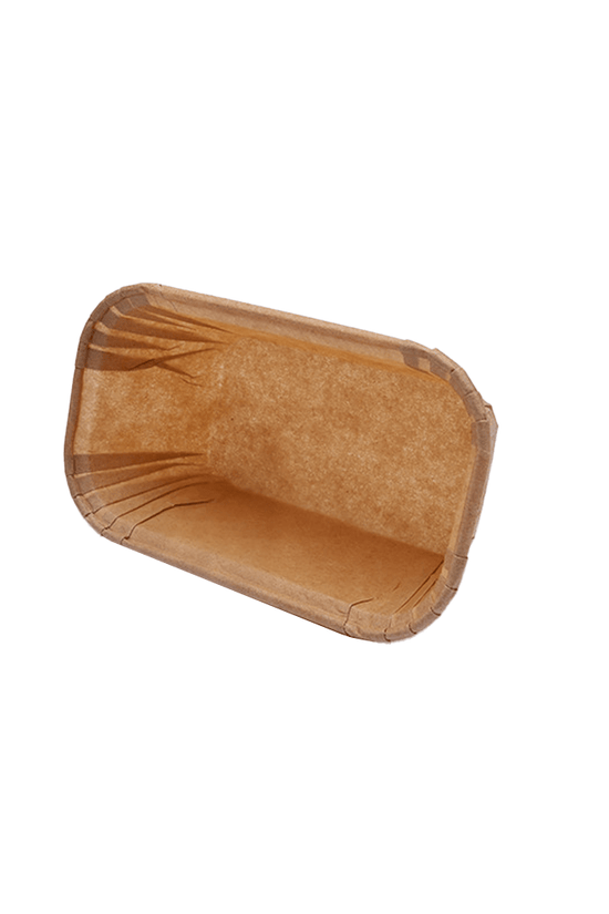 Baking Pan Muffin Rectangular Paper Liner Cases - Kraft - TEM IMPORTS™