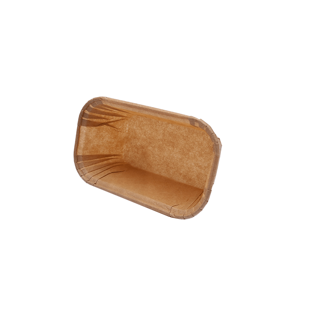 Baking Pan Muffin Rectangular Paper Liner Cases - Kraft - TEM IMPORTS™