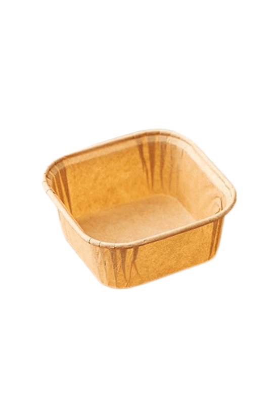 Baking Pan Muffin Square Paper Liner Cases - Natural - TEM IMPORTS™