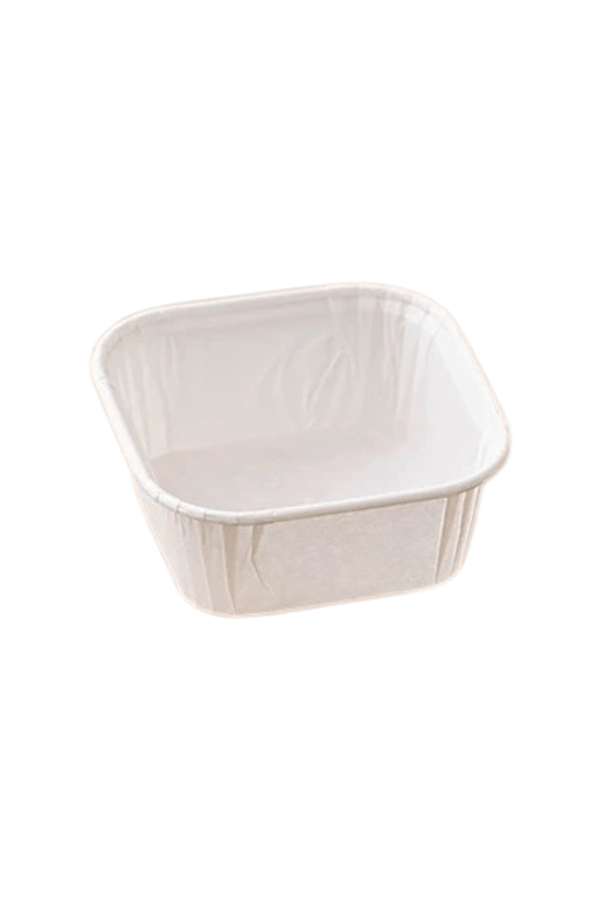 Baking Pan Muffin Square Paper Liner Cases - White - TEM IMPORTS™