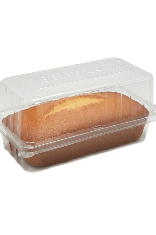 Bar Cake Raised Hinged Lid Container - 200/CTN - TEM IMPORTS™