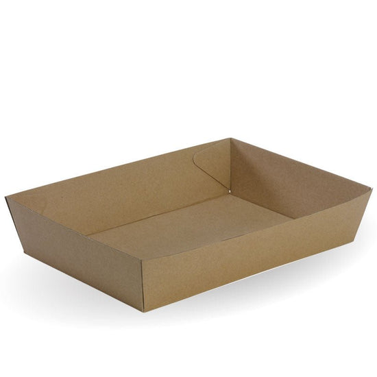 BioBoard Kraft Tray #5 - 100pcs/Ctn - TEM IMPORTS™