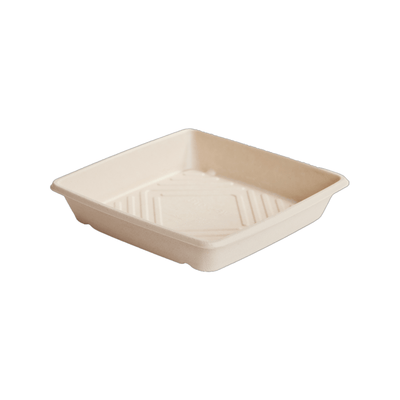 Sugarcane Small Catering Tray Natural - 100/CTN