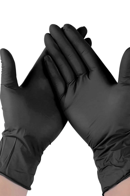 Black Nitrile Gloves Powder Free - Extra Large - TEM IMPORTS™