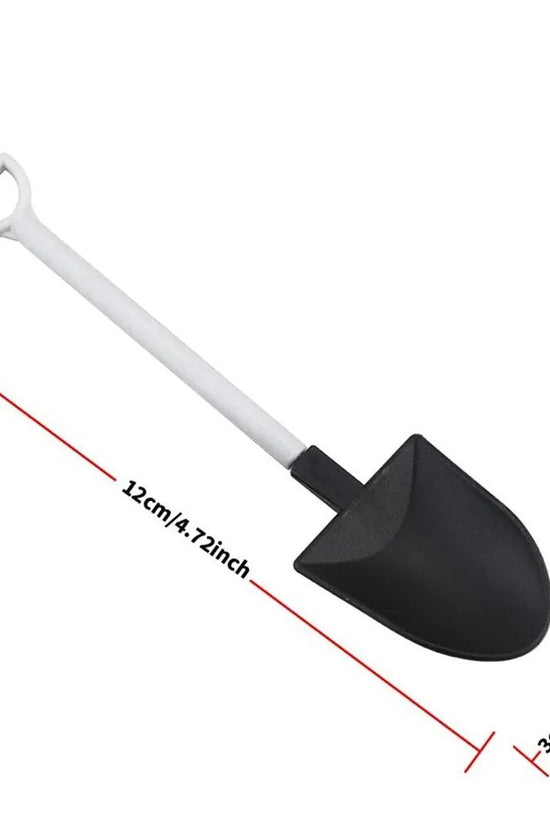 Black & White Mini Plastic Shovel Spoon - TEM IMPORTS™
