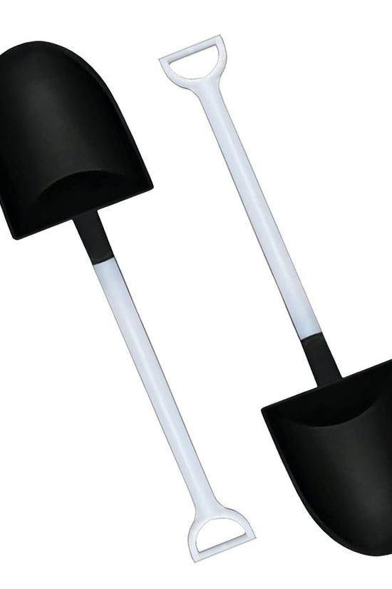 Black & White Mini Plastic Shovel Spoon - TEM IMPORTS™