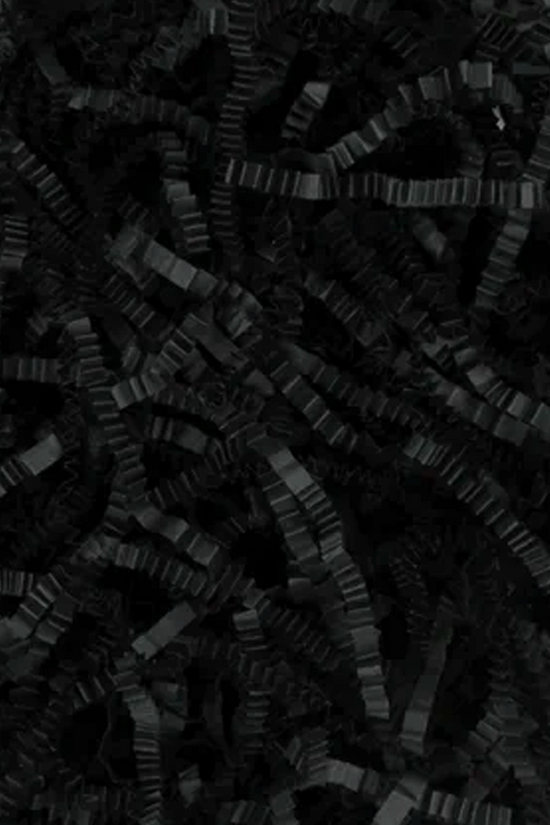 Black Crinkle Paper Shreds Fillers - 1Kg - TEM IMPORTS™