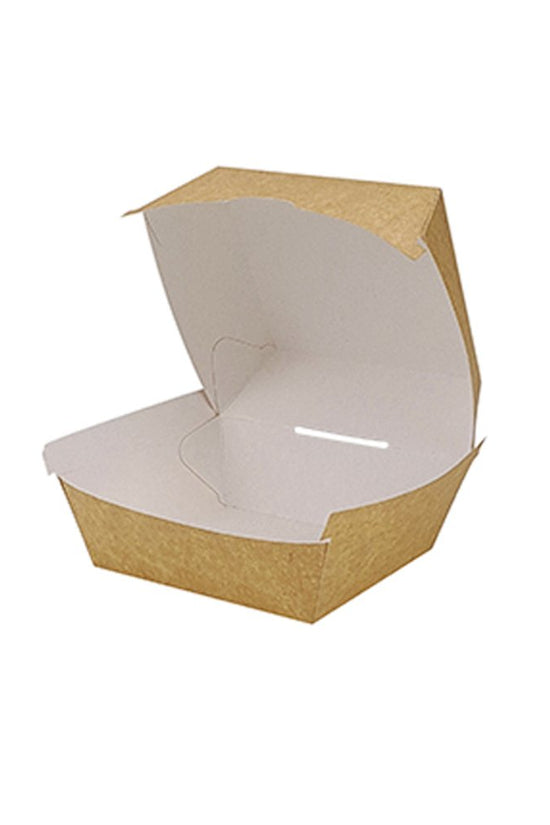 Cardboard Takeaway Burger Clam Kraft - TEM IMPORTS™