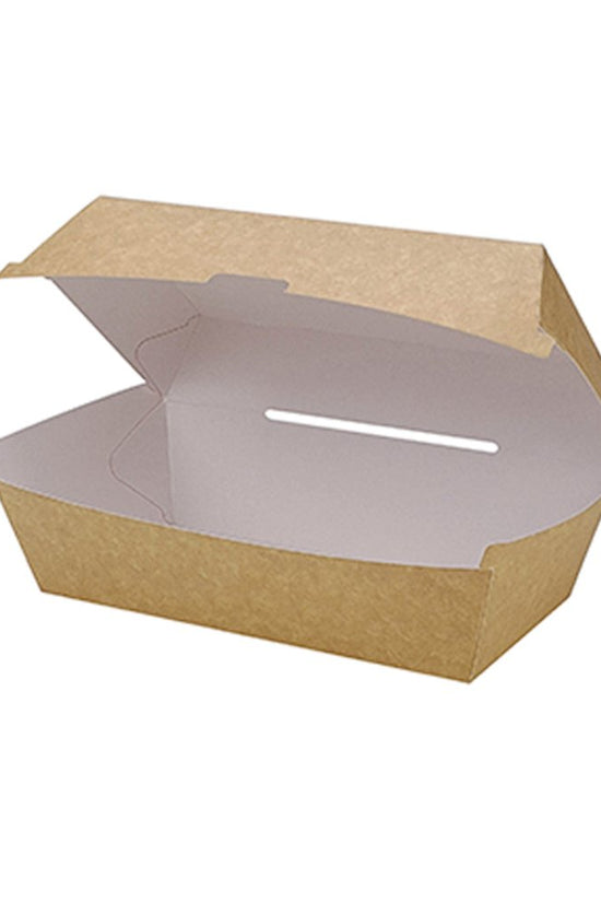 Cardboard Takeaway Clam Kraft Regular - TEM IMPORTS™