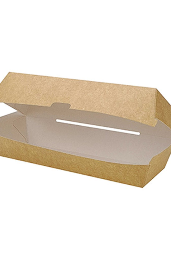 Cardboard Takeaway Hot Dog Clam Kraft - TEM IMPORTS™
