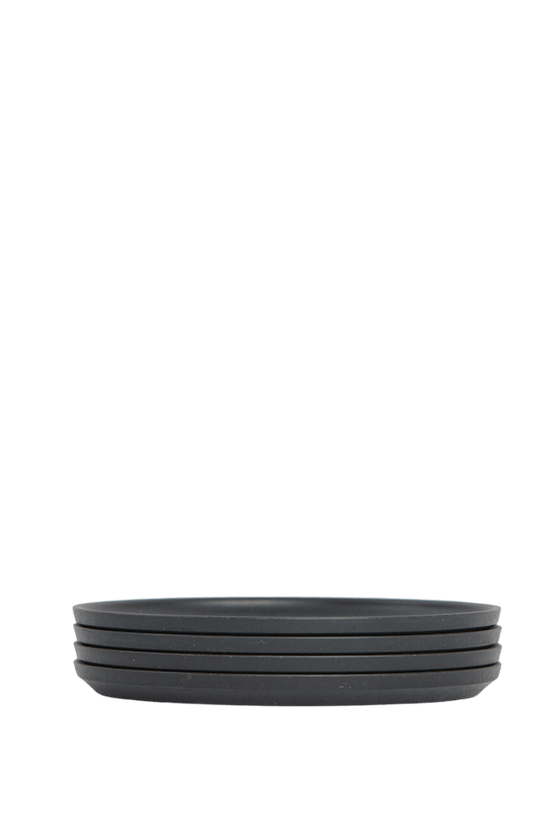 Charcoal HuskeeCup Classic Saucer 4 - Pack - 48/CTN - TEM IMPORTS™