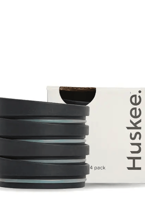 Charcoal HuskeeCup Universal Lid 4 - Pack - 48/CTN - TEM IMPORTS™