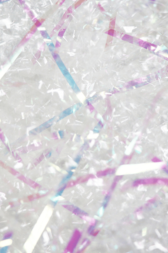 Clear & Iridescent Pearl Shreds Fillers - 1Kg - TEM IMPORTS™