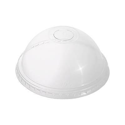 Clear PET (D/90mm) Dome Lids Die - Cut Hole - TEM IMPORTS™