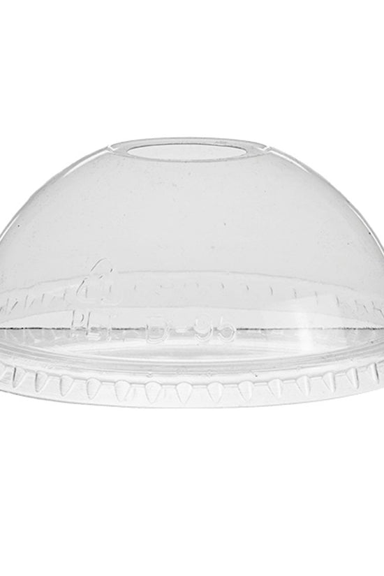 Clear PET (D/95mm) Dome Lid Die - Cut Hole - TEM IMPORTS™
