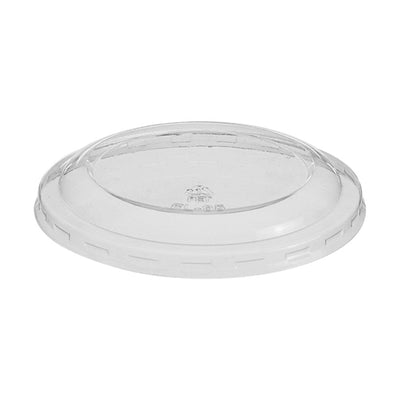 Clear PET (D/95mm) Flat Lid No Hole - TEM IMPORTS™