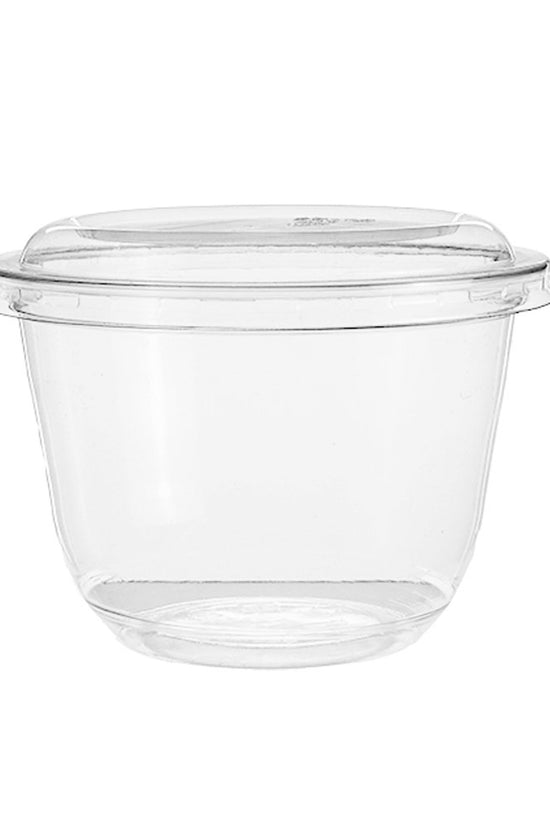 Clear PET (D/95mm) Flat Lid No Hole - TEM IMPORTS™