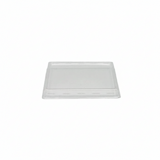 Clear PET Flat Lid To Suit 150mL Square Dessert Cup Base - TEM IMPORTS™