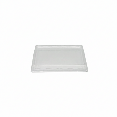 Clear PET Flat Lid To Suit 150mL Square Dessert Cup Base - TEM IMPORTS™