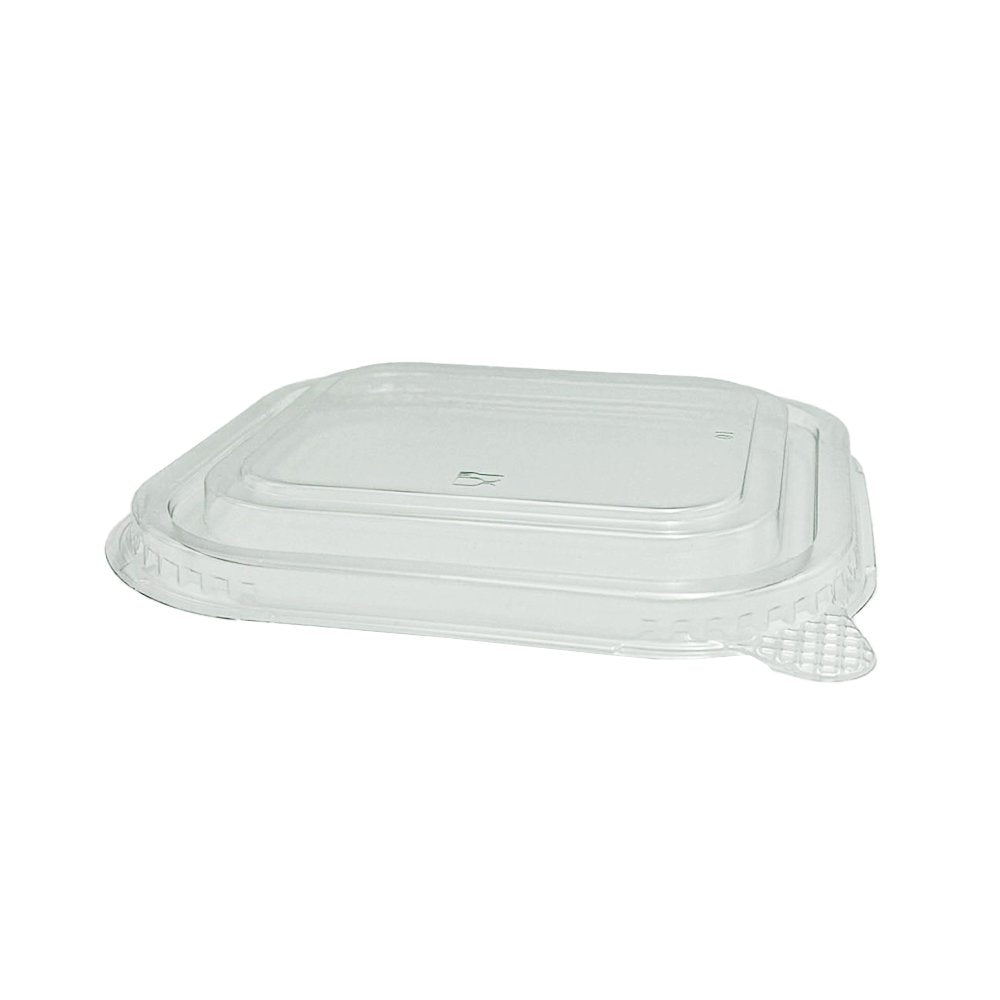PET Lid For Bamboo Paper Square Container - 300/CTN - TEM IMPORTS™