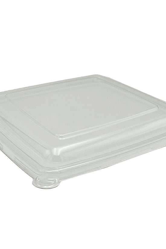 Clear PET Lid For Sugarcane 9" No Compartment Tray - 200/CTN - TEM IMPORTS™