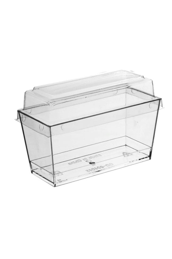 Clear PET Lid To Suit 120mL Rectangular Container Base - TEM IMPORTS™