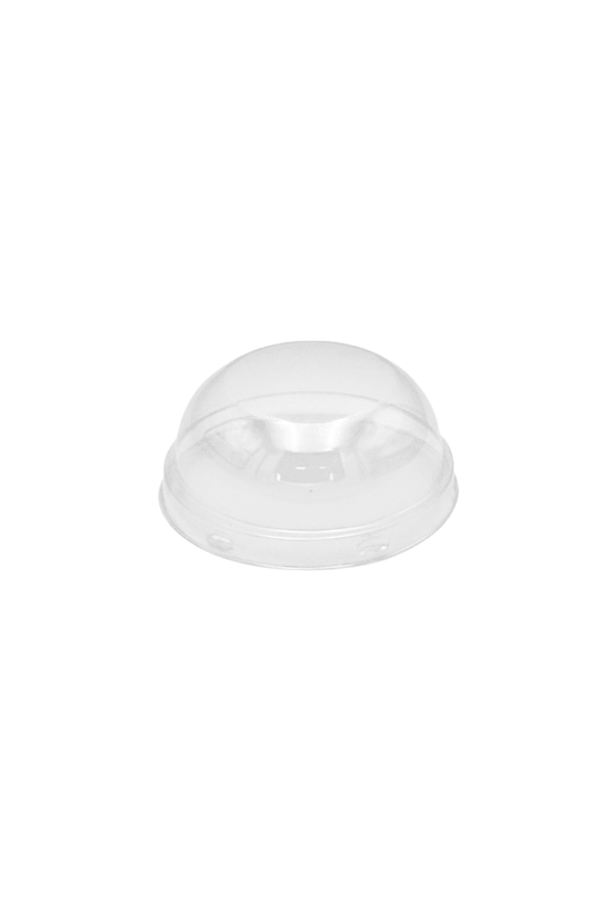 Clear PET Lid To Suit 120mL Round Ribbed Cup - TEM IMPORTS™