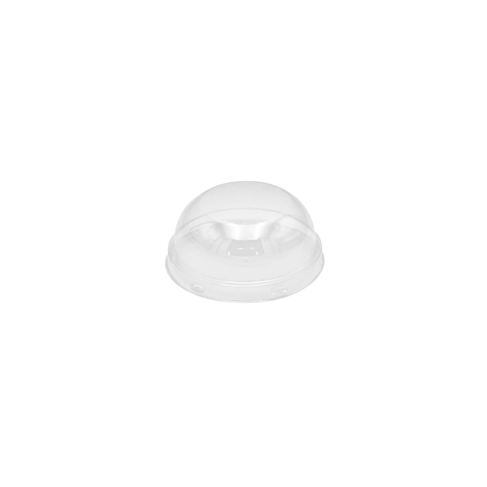 Clear PET Lid To Suit 120mL Round Ribbed Cup - TEM IMPORTS™