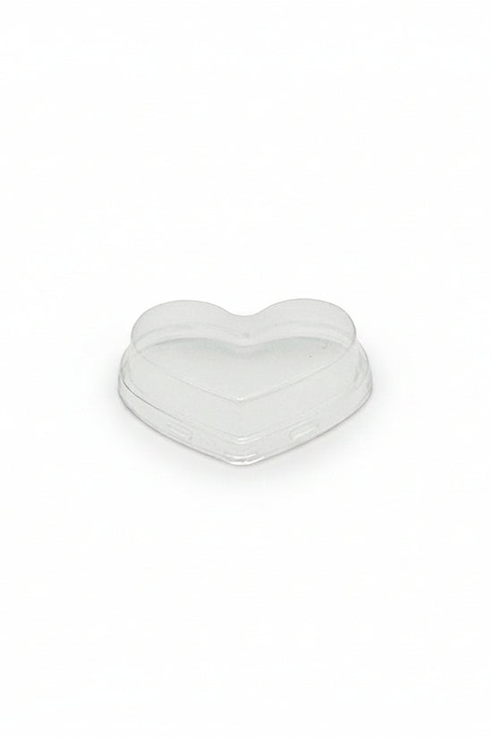 Clear PET Lid To Suit 140mL Heart Shape Base - TEM IMPORTS™