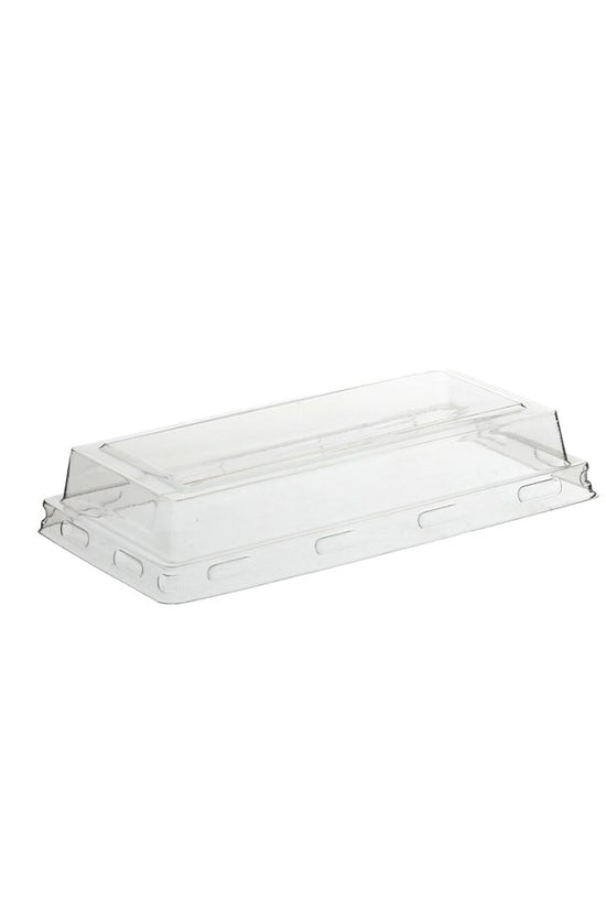 Clear PET Lid To Suit 140mL Rectangular Container Base - TEM IMPORTS™