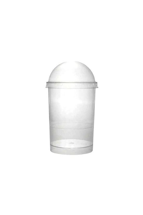 Clear PET Lid To Suit 150mL Round Cylinder Cup - TEM IMPORTS™