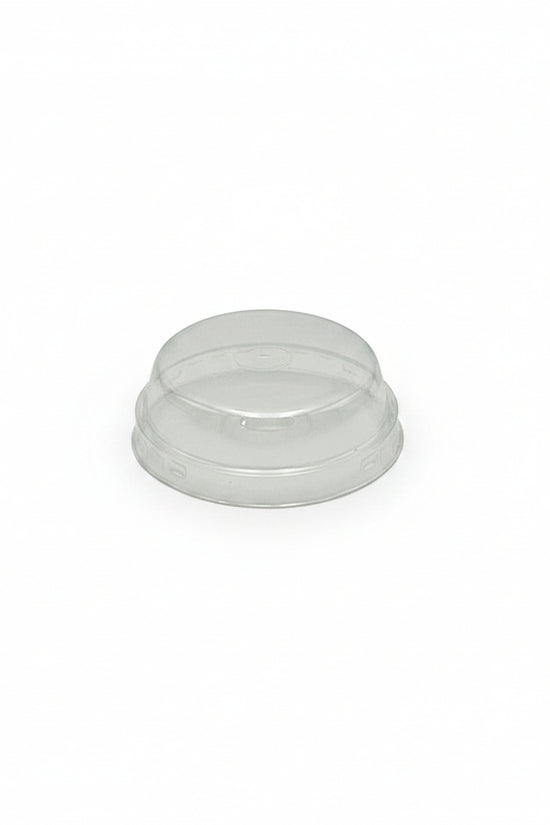 Clear PET Lid To Suit 150mL Round Cylinder Rib Cup - TEM IMPORTS™