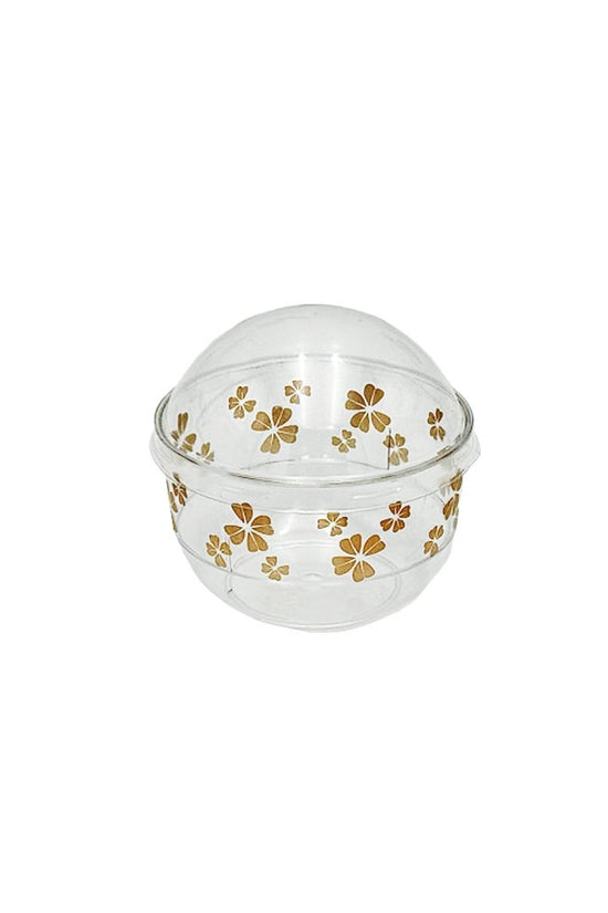 Clear PET Lid To Suit 150mL Sakura Pattern Round Cup - TEM IMPORTS™