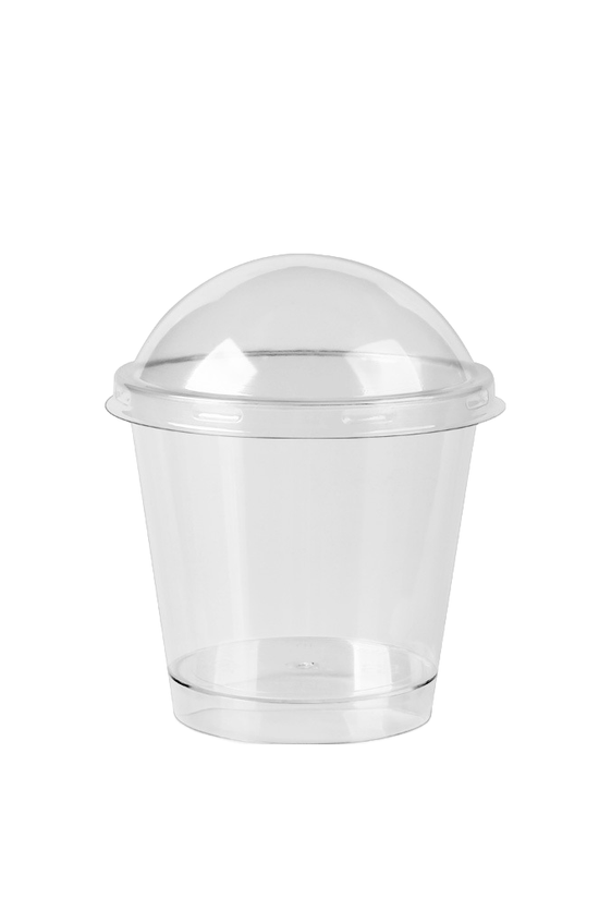 Clear PET Lid To Suit 160mL Round Cup - TEM IMPORTS™