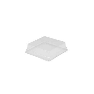 Clear PET Lid To Suit 170mL Tall Square Dessert Cup - TEM IMPORTS™