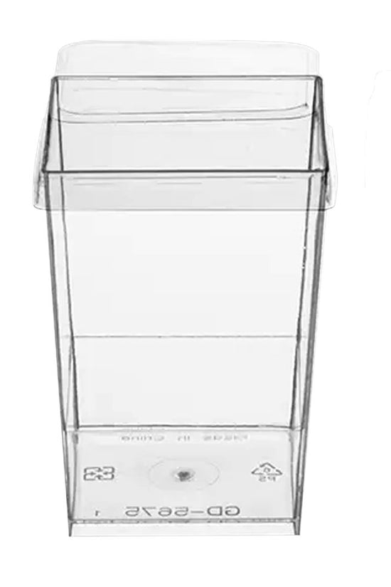 Clear PET Lid To Suit 170mL Tall Square Dessert Cup - TEM IMPORTS™