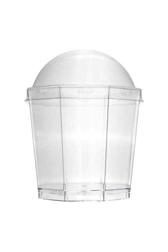 Clear PET Lid To Suit 180mL Octogon Shape Base - TEM IMPORTS™