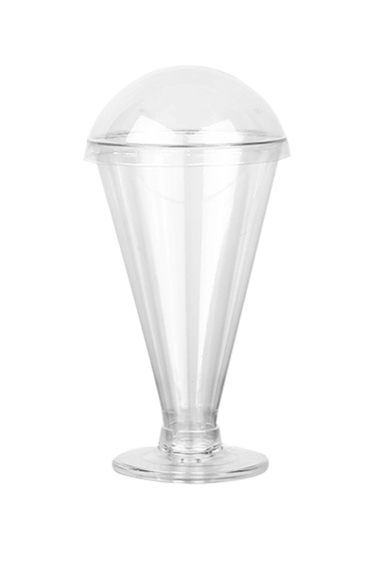 Clear PET Lid To Suit 180mL Pedestal Round Base - TEM IMPORTS™