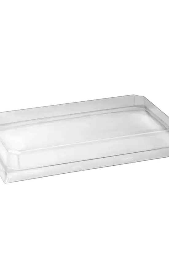 Clear PET Lid To Suit Large BioBoard Sushi Tray - 300/CTN - TEM IMPORTS™