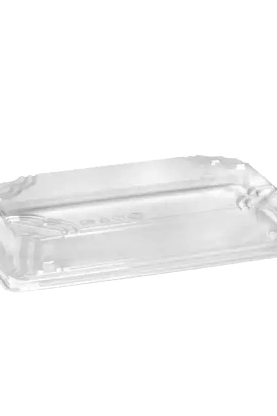 Clear PET Lid To Suit Medium BioBoard Sushi Tray - 300/CTN - TEM IMPORTS™