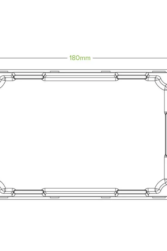 Clear PET Lid To Suit Medium BioBoard Sushi Tray - 300/CTN - TEM IMPORTS™