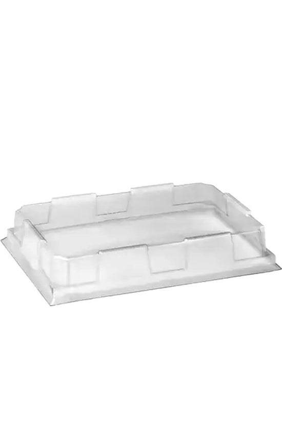 Clear PET Lid To Suit Small BioBoard Sushi Tray - 300/CTN - TEM IMPORTS™