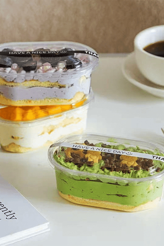 Clear PET Plastic Oval Shape Cake Container With Lid - TEM IMPORTS™