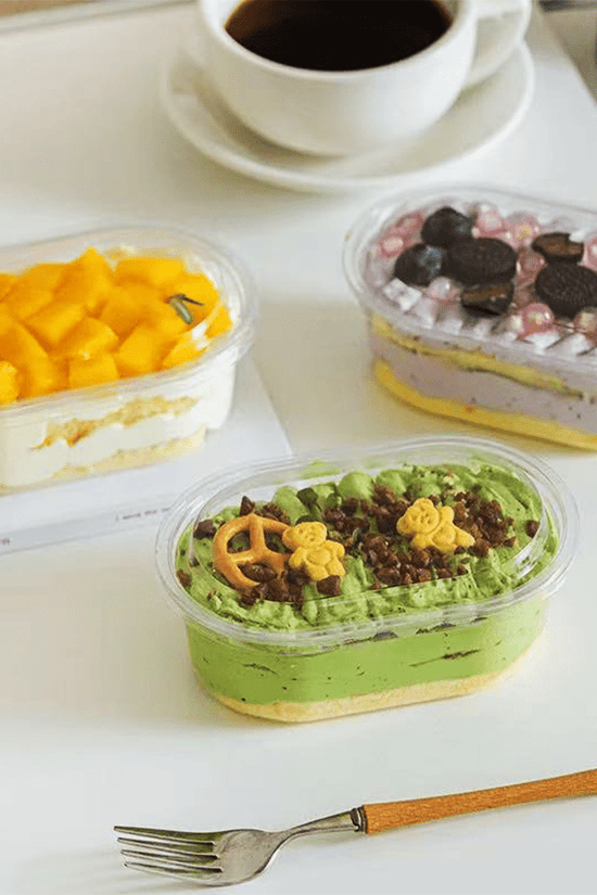 Clear PET Plastic Oval Shape Cake Container With Lid - TEM IMPORTS™